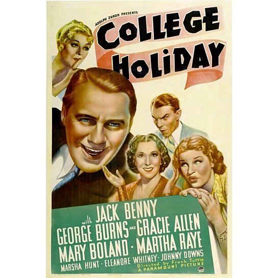 Buy College Holiday From Left: Mary Boland Jack Benny Gracie Allen ...