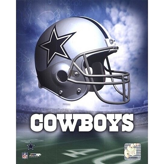 Dallas Cowboys Helmet 22'' x 34'' Logo Poster 