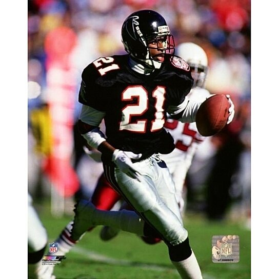 Deion Sanders 1990 Action Photo Print - Item # VARPFSAATF028 