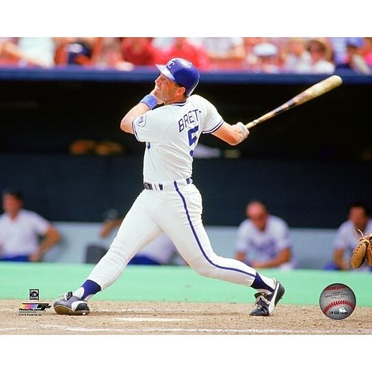 George Brett Action Photo Print - Item # VARPFSAAUK140