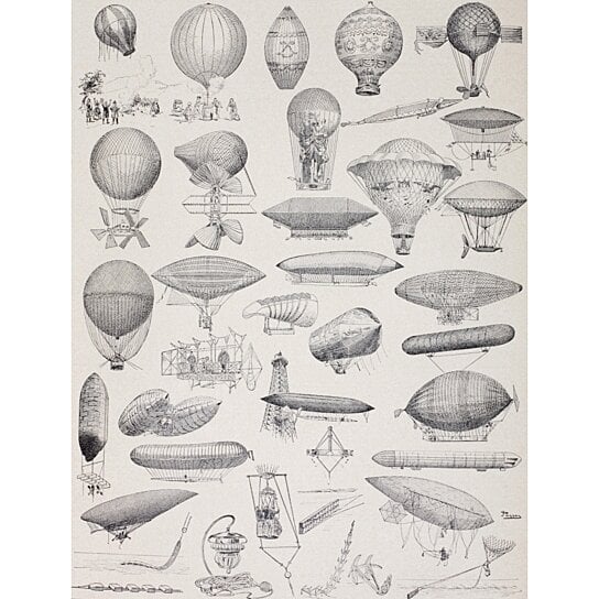 Buy Hot Air Balloons Throughout History Starting With The Montgolfier ...