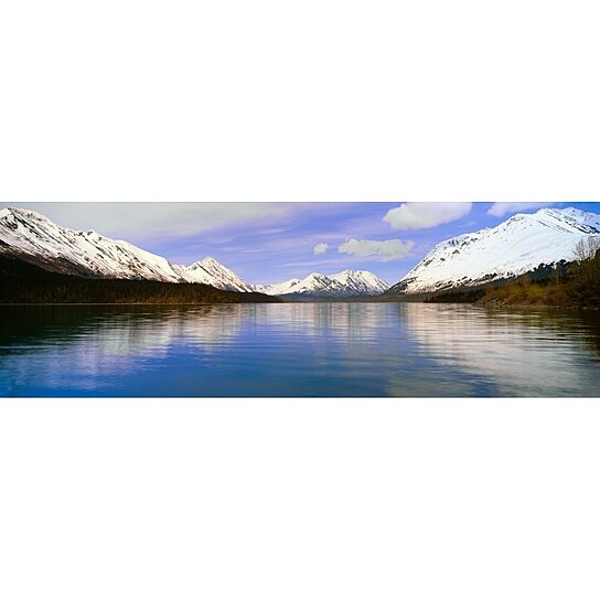 Lake Juneau AK Poster Print - 36 x 12