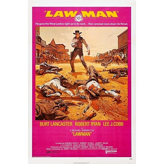 Buy Lawman Us Poster Burt Lancaster Bottom From Left: Burt Lancaster ...