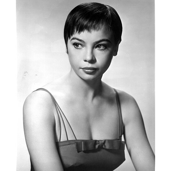 Buy Leslie Caron Portrait with White Background in Class Photo Print ...