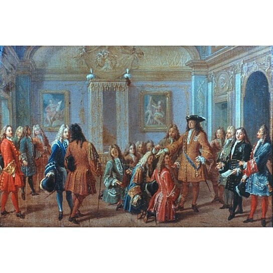 Buy Louis Xiv, 1693. /Nlouis Xiv Knighting The First Members Of The ...