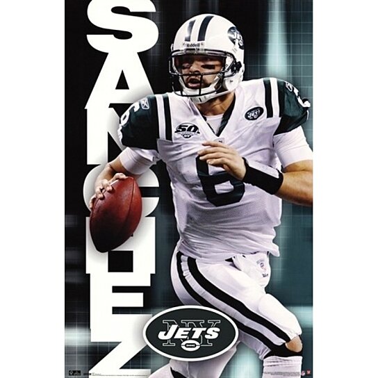 New York Jets Mark Sanchez Football Wall Posters with 6 Sizes Unframed