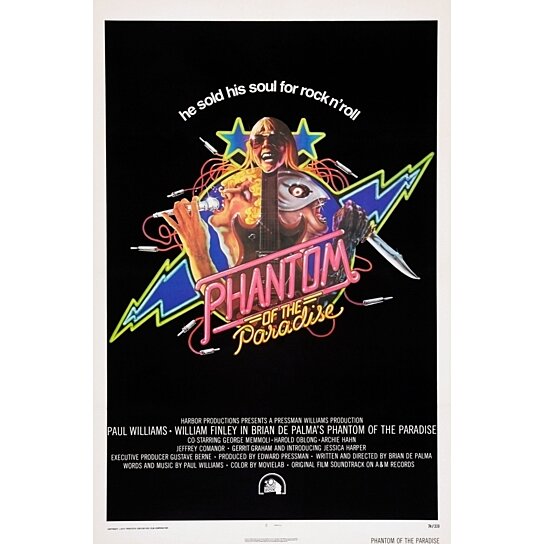 Phantom Of The Paradise Original Movie Poster –