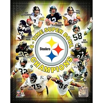 Super Bowl Plaques (Set of 6) | Pittsburgh Steelers