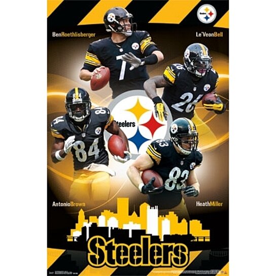 Pittsburgh Steelers Super Bowl Poster