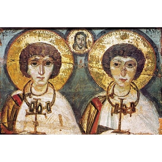 Buy Saints Sergius And Bacchus. /Nbyzantine Icon Of Saint Sergius And ...