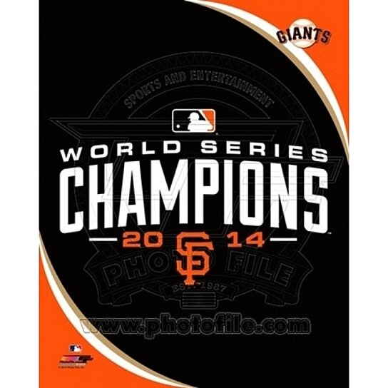San Francisco Giants 2014 World Series Champions Logo Sports Photo