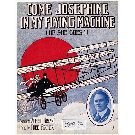 Buy Sheet Music Cover Namerican Sheet Music Cover For Come Josephine In My Flying