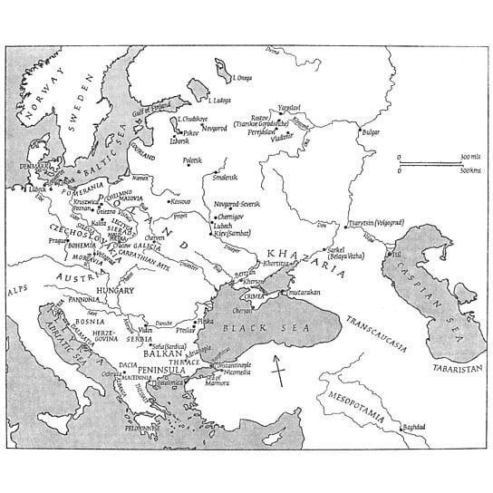 Buy Slavic Population Map. /Nmap Showing The Distribution Of The Slav ...