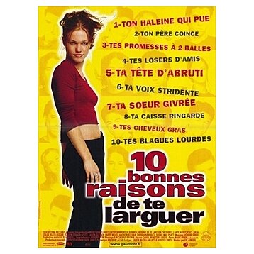 Ten Things I Hate About You (French) Movie Poster (11 x 17) - Item #  MOV233885