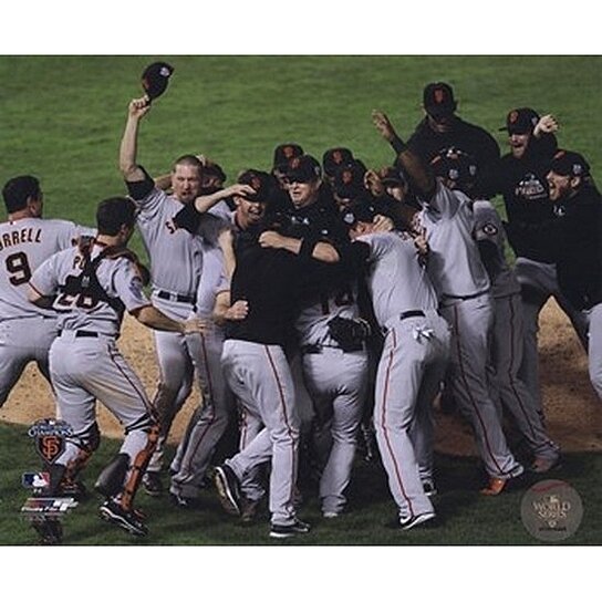 San Francisco Giants Team Celebration Game Five of the 2010 World Series  Poster by Unknown at