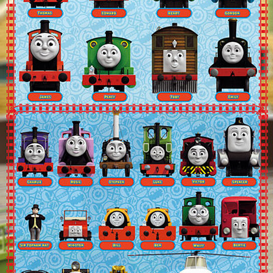 Buy Thomas And Friends Characters Laminated Poster (24 x 36) by The