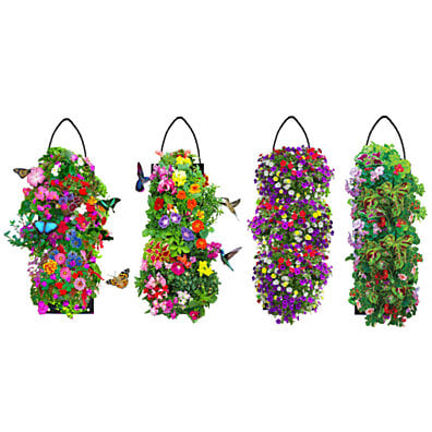 Hanging Flower Garden Seed Kit With Soil Block - 4 Options