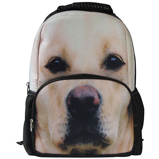 Buy Animal Face 3D Yellow Lab Puppy Backpack by TOUGHAGE on OpenSky