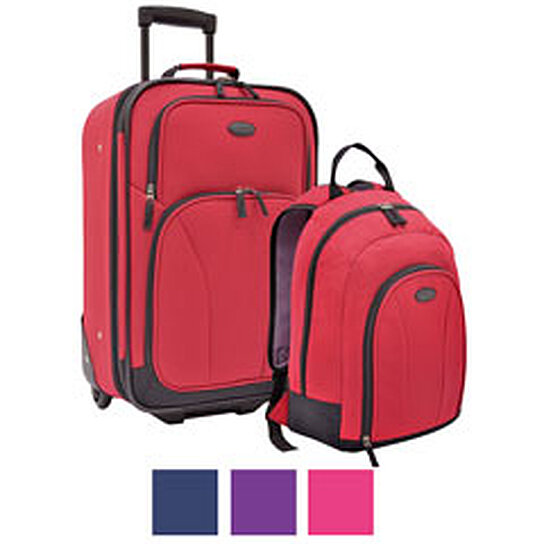 carry on luggage and backpack set