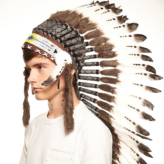 Buy Inspired Indian Headdress MH006 Native American Chief Hat Hand Made ...
