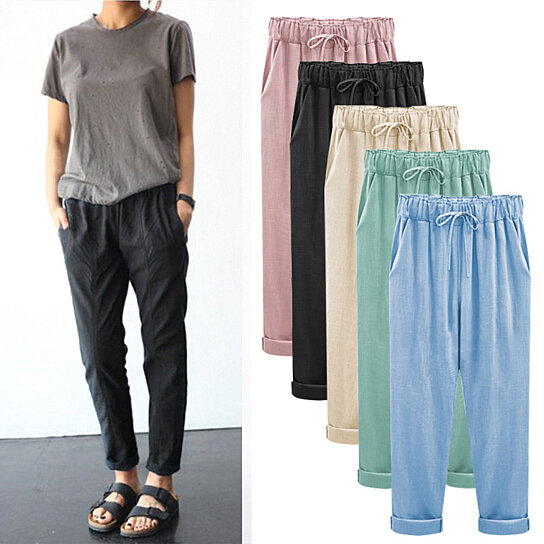 ankle length casual pants
