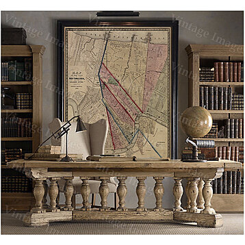 Vintage Map New Orleans Map Louisiana Historic Restoration Style Map