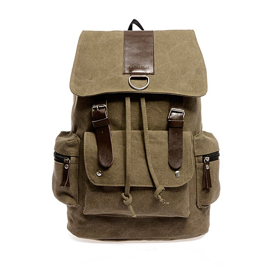 Buy Back To Campus Canvas Backpack In 4 Colors by Vista Shops on OpenSky