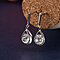 Charmed Earrings With 2ct CZ In Gold And Silver