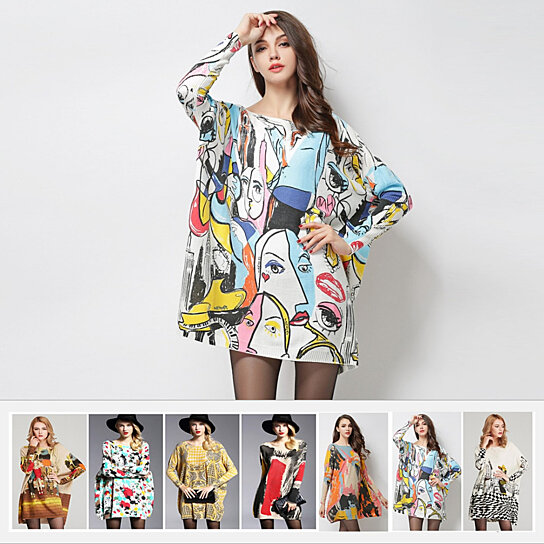 Buy Concerto Free Spirited Winter Tunics by Vista Shops on OpenSky