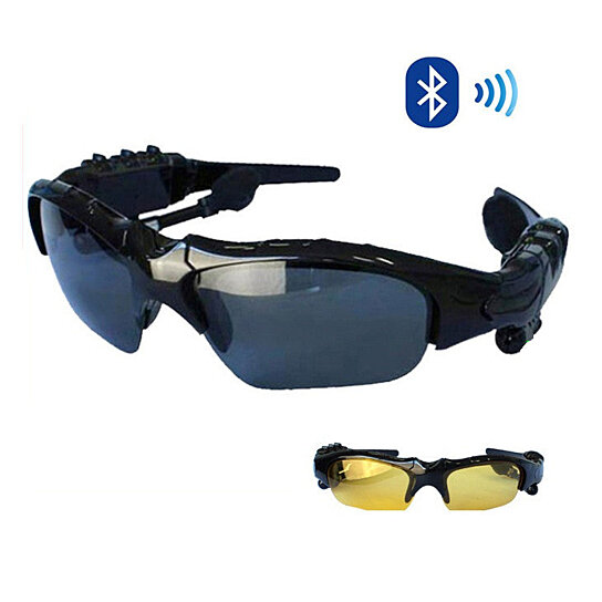 Day and Night Sunglasses with Bluetooth headphone and handsfree talk