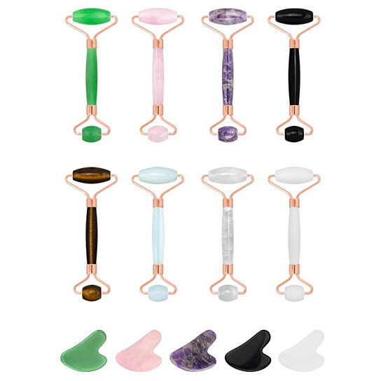 Gemmalina Rock N Roll Natural Gem Rollers and Gem Stones To Grow Young Gracefully HSM