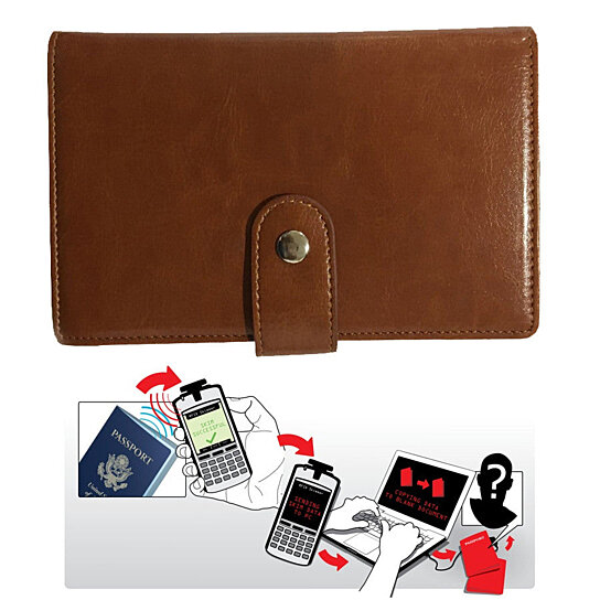 Buy Passport Wallet with RFID Safe Lock by Vista Shops on OpenSky