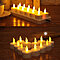 Grace LED Candles Set Of 12 Flameless Votives With Holders