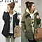 Long-sleeve Cashmere Coat In Cotton Jacket