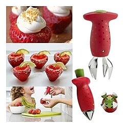 Strawberry Stem Leaves Huller Remover Removal Fruit Corer