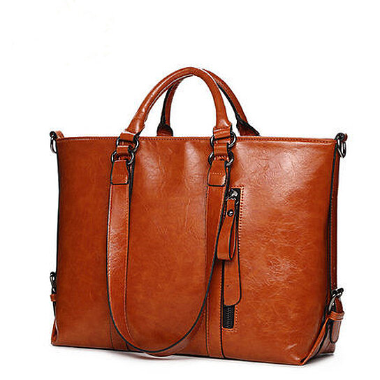 Buy Women Leather Bags Tote Leather Handbags Messenger Bag Shoulder Bag ...