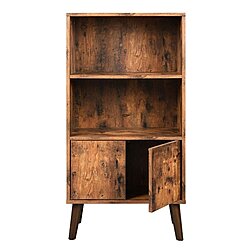 Buy 3 Shelf Bookcase Open Criss Cross Style Bookshelf Wooden