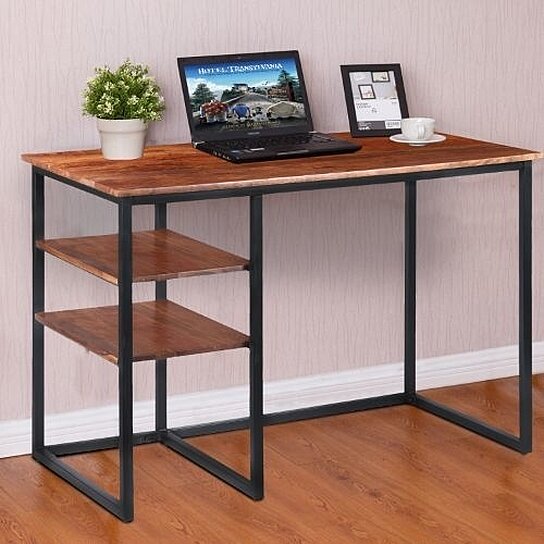 study table iron frame