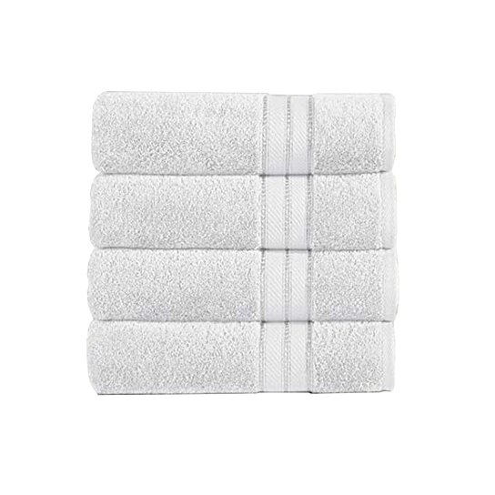 Spunloft Bath Towel - Set of 4 - White