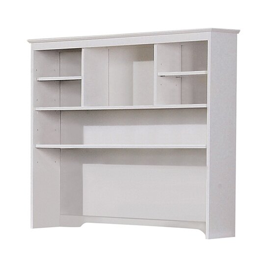 Buy Wooden Computer Desk Hutch, White- Saltoro Sherpi by Benzara Inc on ...