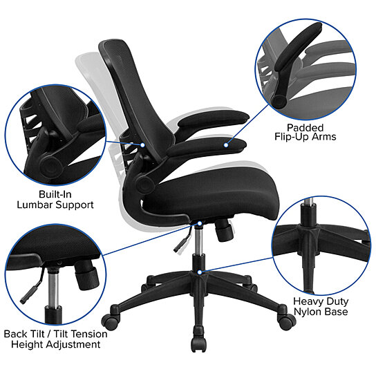 office chair with built in keyboard