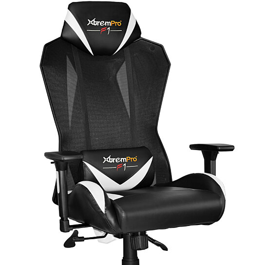 Xtrempro F1 Force Gaming Office Room Chair Black White 22046