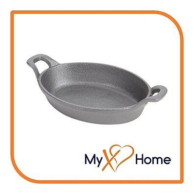 4 Round Pre-Seasoned Mini Cast Iron Skillet by MyXOHome